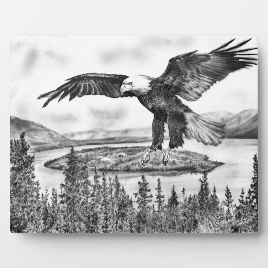 Eagle Plaque Fotoplaat (Voorkant)