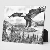Eagle Plaque Fotoplaat (Zijkant)