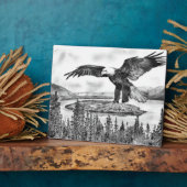 Eagle Plaque Fotoplaat (Zijkant)