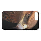 Eagle portret geïsoleerd op zwart Case-Mate iPhone case (Achterkant (Horizontaal))