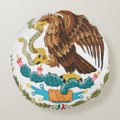 Eagle Poster rond kussen (Achterkant)