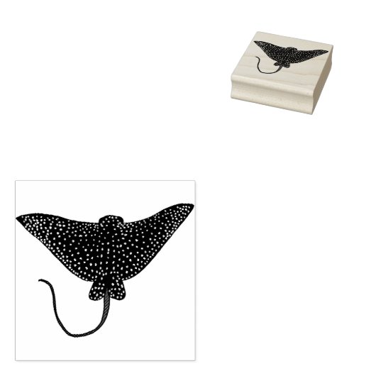 Eagle Ray Rubberstempel (Gestempeld)