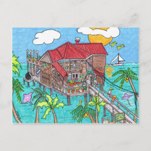 Eagle Ray's Bar en grill briefkaart