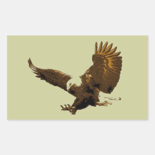 Eagle Rechthoekige Sticker