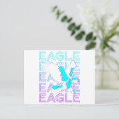 Eagle Retro Briefkaart (Staand voorkant)