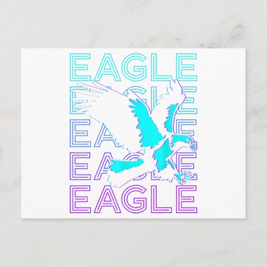 Eagle Retro Briefkaart (Voorkant)