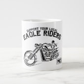 Eagle Riders MC Jumbo Coffee Mok (Voorkant)