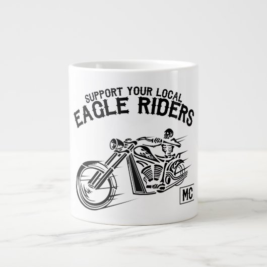 Eagle Riders MC Jumbo Coffee Mok (Voorkant)