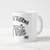 Eagle Riders MC Jumbo Coffee Mug (Devant droit)