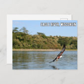 Eagle River, Briefkaart Wisconsin (Voorkant / Achterkant)