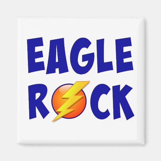 Eagle Rock Lightning Bolt Magneet (Voorkant)