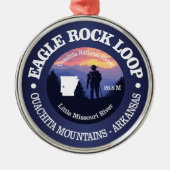 Eagle Rock Loop (rd2) Metalen Ornament (Voorkant)