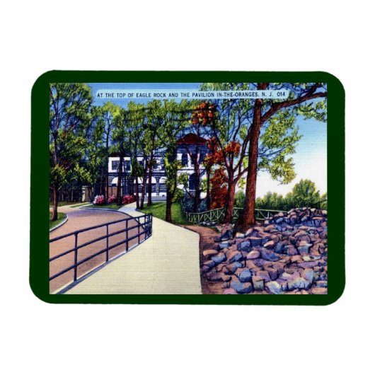 Eagle Rock Pavilion Sinaasappels NJ  Magneet (Horizontaal)