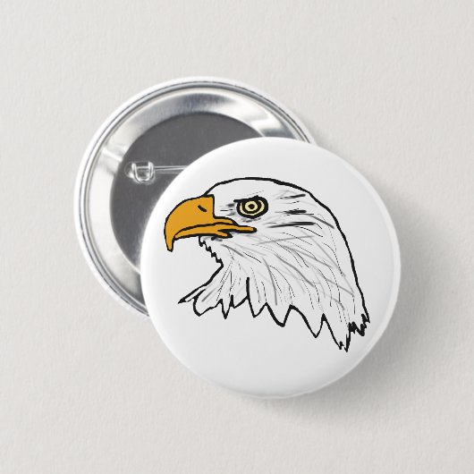 Eagle Ronde Button 5,7 Cm (Voorkant /achterkant)