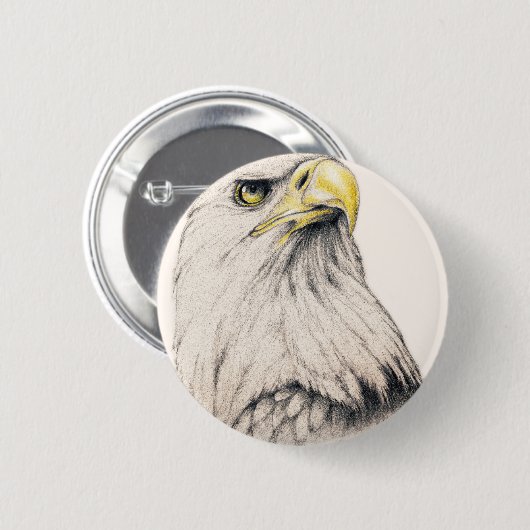 Eagle Ronde Button 5,7 Cm (Voorkant /achterkant)