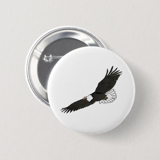 Eagle Ronde Button 5,7 Cm (Voorkant /achterkant)