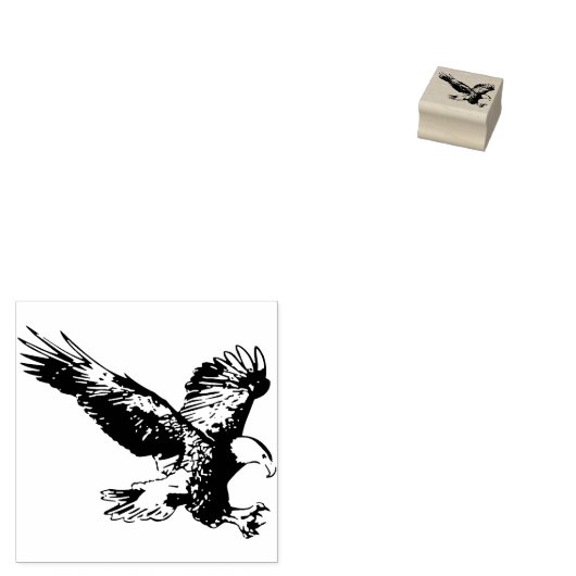 Eagle Rubber Stamp Rubberstempel (Gestempeld)