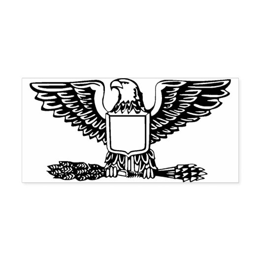 Eagle rubber stempel (Afrduk)