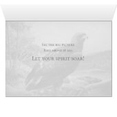 Eagle sagesse Ferdinand von Wright 1884 Carte CC00 (Intérieur Horizontal (Bas))