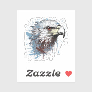 Eagle schilderij sticker