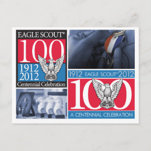 Eagle Scout Centennial Post Kaart