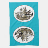 Eagle Screaming Theedoek (Verticaal)