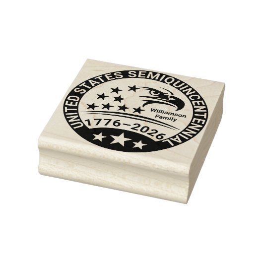 Eagle Seal • 1776–2026 United States Tribute Rubberstempel (Stempel)