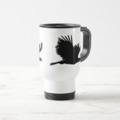 Eagle silhouette Gifts Reisbeker (Voorkant rechts)