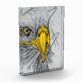 Eagle Sketch Face Wall Art Fotoblokken (Links)