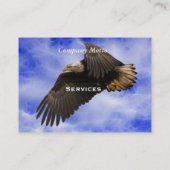 Eagle, Sky & Fractal Clouds Visitekaartjes (Achterkant)