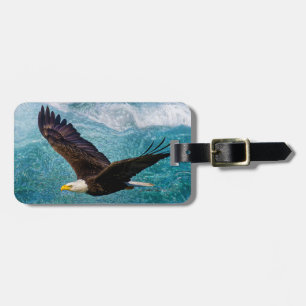 Eagle Soaring boven het Storm Bagagelabel