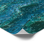 Eagle Soaring boven het Storm Poster (Hoek)