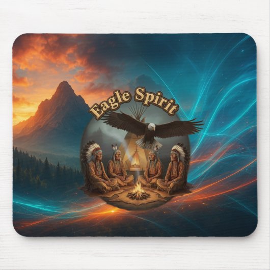 Eagle Spirit Mouse Pad Muismat (Voorkant)