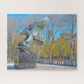 Eagle Statue New York. Legpuzzel (Horizontaal)