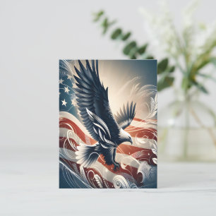 Eagle stijgt boven Amerika Briefkaart