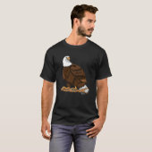 Eagle Stone Eagle Zee Eagle Fish Eagle Gripper Bir T-shirt (Voorkant volledig)