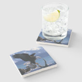 Eagle Stone Onderzetter (Zijkant)