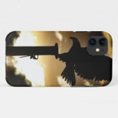 "Eagle Sunset" Kale Eagle Wildlife kunstwerk Case-Mate iPhone Case (Achterkant (horizontaal))