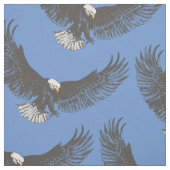 Eagle swooping inkt tekening kunststof stof (Swatch)