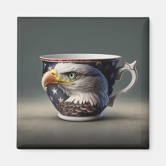 Eagle Teacup Magneet (Voorkant)