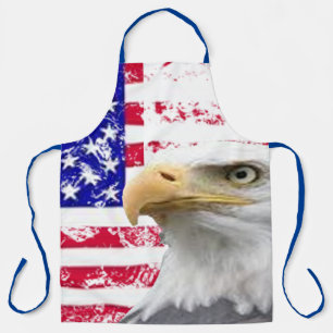 Eagle US Flag 4 juli BBQ Grill Chef Schort