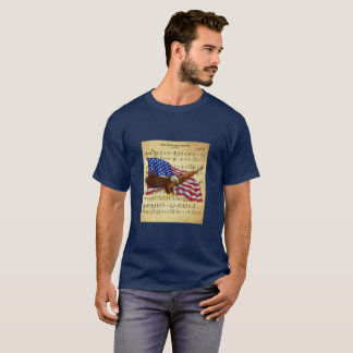 Eagle ~ US Flag ~ Star Spangled Banner — Muziek T-shirt