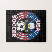 Eagle USA Soccer Legpuzzel (Horizontaal)