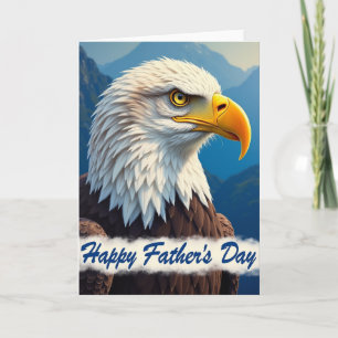 Eagle Vaderdag Kunstkaart Kaart