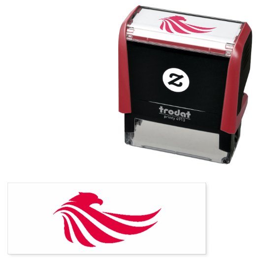 Eagle vectorontwerp zelfinktende stempel (In situ)