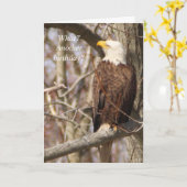 Eagle Verjaardagskaart Kaart (Gele Bloem)