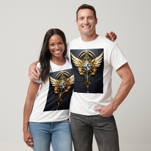 Eagle Vision: Zweefvliegen boven het Rest T-shirt" T-shirt (Unisex)