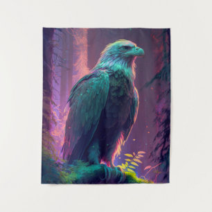 Eagle Vogel Dier Portret Schilderij Wildlife Wandkleed