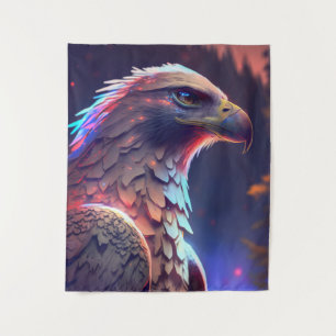 Eagle Vogel Dier Portret Schilderij Wildlife Wandkleed