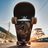 Eagle Vs Snake Retro Tattoo Stijl Aangepaste naam Skateboard